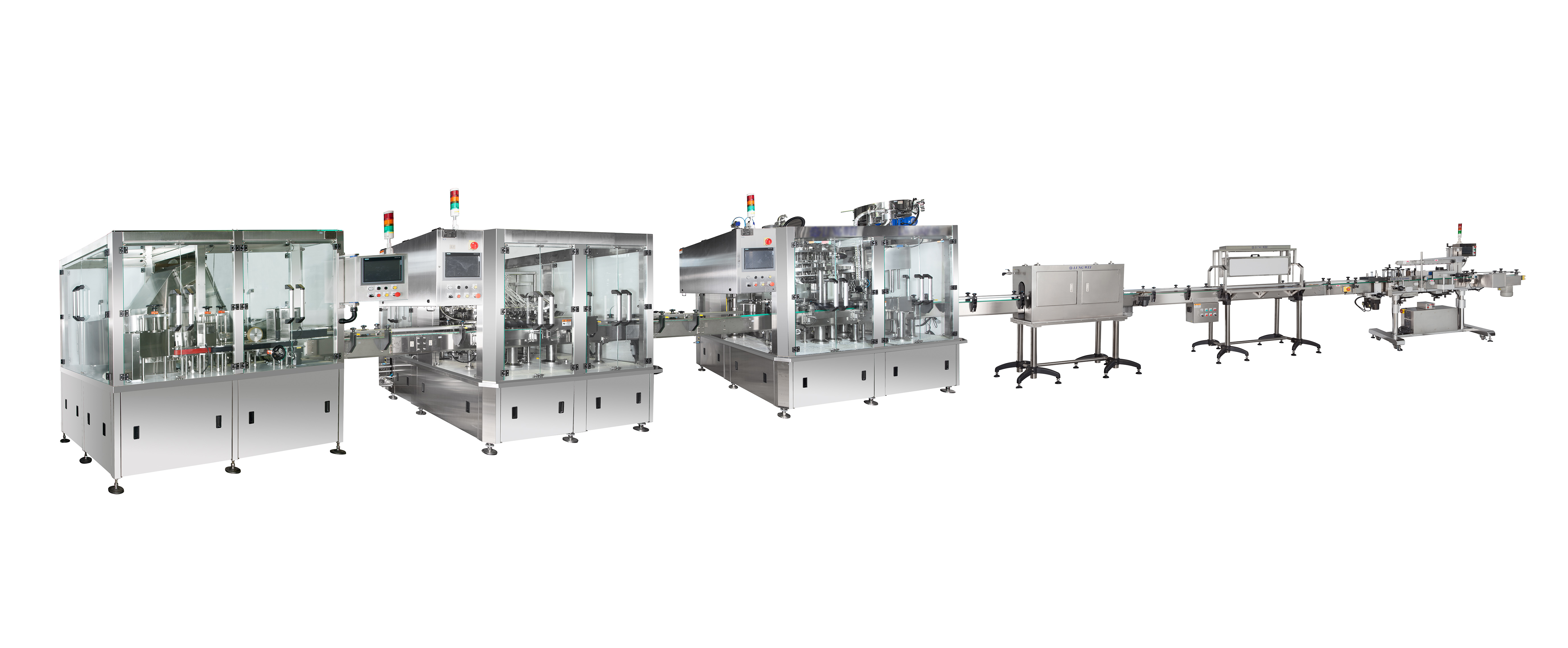 Complete Rotary Liquid Filling Line Technology